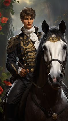 Germany Handsome Young Man Riding a Horse #Germany #handsome #man #guy #avatar #wallpaper Handsome Victorian Men, Male Noble Character Art, Victorian Era Men, Handsome Man Art, Male Digital Art, Fantasy Royalty, Victorian Character Design, Avatar Wallpaper, Arte Do Hip Hop