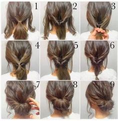 Updo Wedding Hairstyles Short Hair, Medium Hair French Braid, Mom Hairdos Simple, Graduation Hairstyles With Cap Updo, Short Updo Hairstyles Easy Up Dos Shorter Hair, Short Hair Styles Half Up Half Down, Simple Updos For Medium Hair Formal, Short Hair Fancy Hairstyles, Short Wedding Hair Styles