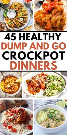 healthy eating on a budget dinner Essen, Healthy Easy Meals Crockpot, Healthy And Easy Crockpot Dinners, Easy Healthy Delicious Dinners, Healthy Dump Recipes, Clean Crock Pot Recipes, Crockpot Meals For 2 Healthy, Full Meal Crockpot Recipes Easy Dinners, Yummy Crockpot Recipes