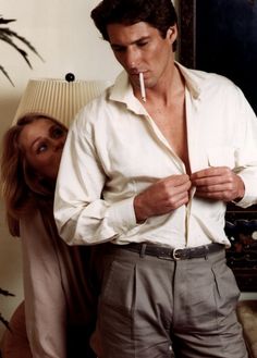 Brad Pitt, American Gigolo, Style Girlfriend, Kris Kristofferson, Lauren Hutton, Pleated Trouser, Richard Gere, Outfits Casual, Mode Style