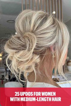 Messy Bun Wedding Hairstyles Updos, Wedding Guest Updo, Mother Of The Groom Hairstyles, Shoulder Length Haircuts, Long Hair Pictures, Peinados Recogidos