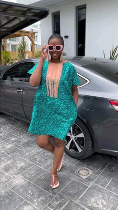 Couture, Short Adire Gown Styles, Short Bubu Styles, Ankara Shirt Dress For Women, Casual Ankara Dresses, Ankara Free Gown Styles For Women, Free Gown Ankara Styles, Short Bubu Gown, Short Bubu Dress