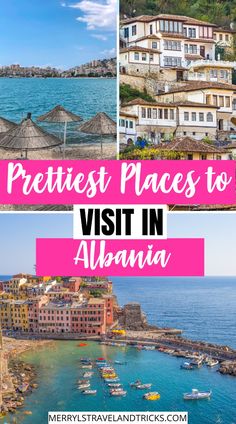 the best places to visit in albiana, italy with text overlay that reads prettiest places to visit in albiana