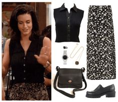 Monica Friends Outfits 90s, Friends Outfits Monica Geller, Monica Geller Style Outfits, Friends Inspired Outfits Monica, Monica Geller Inspired Outfits, Monica Geller Aesthetic Outfits, Monica Friends Aesthetic