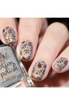 Flower Nail Designs, Thanksgiving Nails, حلويات صحية, Fall Nail Art, Autumn Nails, Kandy, September 16, Fabulous Nails