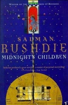 a book cover for the midnight children