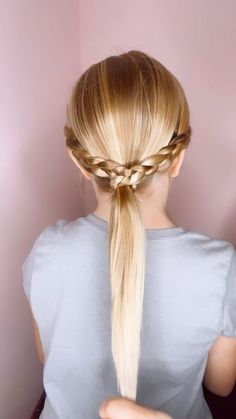 Audrey McClelland on Instagram: "MY FAVORITE BRAIDED HAIRSTYLE ❤️ This is such an easy and pretty hairstyle to do. This is a great one for any occasion. ❤️ I love doing this one on Victoria. 🥰 . #hairtok #hair #hairtutorial #hairtutorials #hairtutorialvideo #hairideas #hairinspiration #hairinspo #hairinstagram #hairvideos #hairvideo #easyhairstyles #easyhairstyle #easyhair #easyhairstylesforgirls #hairdo #simplehairstyles #simplehair #simplehairstyle #braids #braidstyles #braid #braidideas #bra Easy Hairstyles For School Kids, Beautiful Braided Hair, Easy Hairstyles For School, Braided Hairstyle, Hair Videos Tutorials, Braided Hair, Braided Updo, Girls Hairstyles, Girls Hair