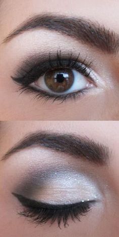 Smokey eye Wedding Hairstyles And Makeup, Guard Makeup, Dag Make Up, Mekap Mata, Alat Makeup, Flot Makeup, Makeup 2017, Makeup Tip, Make Up Braut