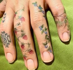 finger tattoos Under Chin Tattoo, Simpson Tattoo, Yellow Tattoo, Whimsical Tattoos, 16 Tattoo, Stick Poke Tattoo, Garden Tattoos, Stick N Poke