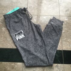 Nwt vs pink pants Brand new with tags vs pink ultimate gym pants/ joggers. Price is firm no trades PINK Victoria's Secret Pants Skinny Victorious Secret, How To Wear Sweatpants, Pink Outfits Victoria Secret, Pink Clothes, Pink Clothing, Estilo Fitness, Pink Stuff, Emerald Rings, Oufits Casual