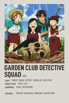 the poster for garden club detective