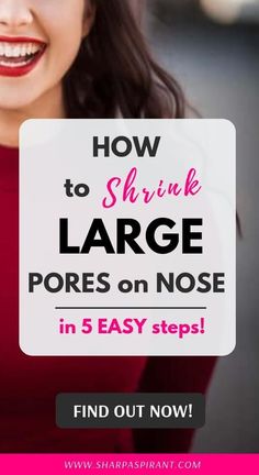 If you're looking for ways to shrink large pores on your nose, definitely try these super effective steps! These are great tips to get rid of those large pores on nose! Will surely pin this for later! How To Get Rid Of Pores On Face Overnight, Open Pores Reduce Pores On Face, Large Pores On Nose, Pores On Nose, Acne On Nose, Open Pores On Face, Pores On Face, Skin Care Procedures, Get Rid Of Pores, Nose Pores