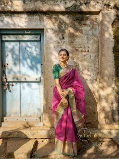 This saree is a special edition made from Chettinad cotton, renowned for its fineness, softness and durability. Features include intricate thread detail buttas and pallu, plus a contrasting zari border for added style. Experience classic luxury! Cotton Saree, Kids Wear, Thread, Blouses