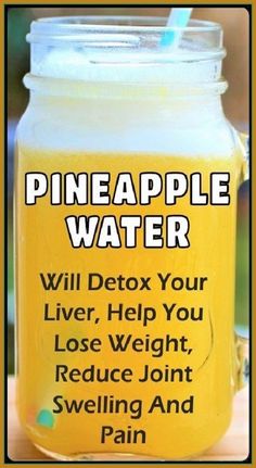 Detox Your Liver, Pineapple Water, Baking Soda Beauty Uses, Detoxify Your Body, Did You Know Facts, Start Losing Weight, Health Habits, Healthy Smoothie, Detox Water