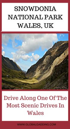 snowdonia national park wales, uk drive along one of the most scenic drives in wales