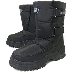 This Men's Winter Snow Boots is Fashion, Stylish and Warm. Nylon upper, rubber soles. The inside of the boots full fleece fur, warm, soft. Non- slip sole. Side Hook and Loop Fastener for Easy On/ Off. Good ideal for outdoor activities in winter. Size: M.  Color: Black.  Gender: male.  Age Group: adult. Rubber Work Boots, Simple Winter Outfits, Boots Outfit Men, Black Winter Boots, Mens Winter Boots, Winter Lookbook, Winter Outfits Men, Warm Boots, Mens Snow Boots