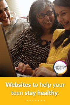 Check out these teen-centered websites and tools to share with your adolescent to help them get healthy and stay healthy -- from Adolescent Health: Think, Act, Grow®️️ (TAG).   #teenhealth #adolescents #adolescentdevelopment #TAG42mil #teens Health Websites, Bullet Journaling, Stay Healthy, Physical Activities, Get Healthy, How To Stay Healthy