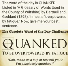 an old poster with the words quanked to be overcrowed by fatigue