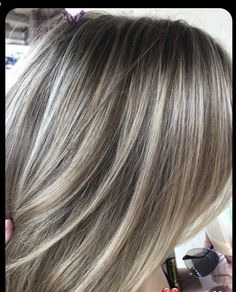 Balayage Gray Hair, Ombre Hair Brown, Balayage Gray, Greyish Blonde Hair, Ombre Hair At Home