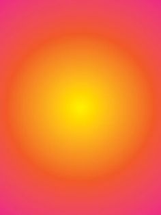 an orange and pink background with the sun in the center, as well as other colors