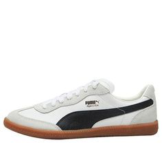 PUMA Super Liga OG Retro 'White Black' 356999-12 (SNKR/Skate/Light/Low Top) Puma Super Liga, Puma Shoes Women, Puma Sneakers, Retro Women, Round Toe Heels, Puma Shoes, Pumas Shoes, Skate Shoes, Shoes Women