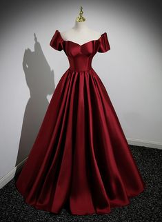 Any things please feel free to contact us: sales@cutedressy.com ******* Product Details******* Product Number:#C43W Fabric: Satin Color: Wine Red Neckline: Sweetheart Back Style: Lace-up Hemline: Floor Length Making time: 2-3 weeks, Shipping time: 3-5 working days. Custom size/color, Rush Order is available, and no ext Prom Dress Wine Red, Burgundy Evening Gown, Red Satin Prom Dress, Prom Dress Off The Shoulder, Satin Long Prom Dress, Floor Length Prom Dress, Prom Dresses Off The Shoulder, Party Dress Sale, New Party Dress
