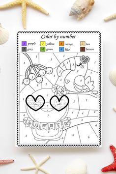 This Kindergarten Summer Color by Numbers Set is a must have for your little summer and coloring lover! This product includes 10 Number Matching Worksheets with a Summer Theme. Each page has numbers 1-8.