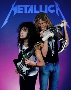 James And Kirk, Metallica 1986, Kirk Metallica, Michael Myers Mask, Jason Newsted, Best Guitarist, Guitar Players, 90s 2000s