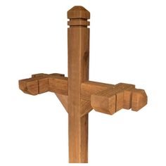 a wooden cross made out of pieces of wood