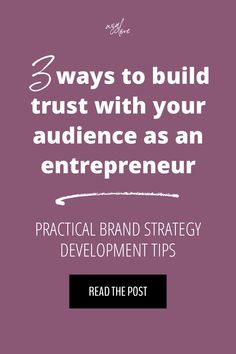 the front cover of an ebook with text that reads 3 ways to build trust with your audience as an enterprise