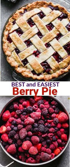 the best and easyest berry pie recipe