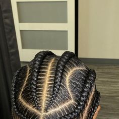 Six Stitch Braids Bun, Mens Stitch Braids Cornrows, 6 Stitch Braids Men, 4 Stitch Braids Men, Full Head Cornrows Men, Men’s Stitch Braids, Popsmoke Braids On Men, Men Straight Back Braids, 6 Cornrow Braids Men