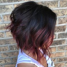 Long Bobs, Burgundy Balayage, Brunette Lob, Kort Bob, Dread Styles, Inverted Bob Haircuts, Angled Bob, Inverted Bob