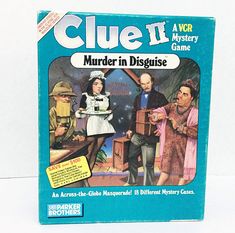 Vintage Clue II VCR Murder in Disguise Mystery Board Game 1980s VHS Complete - Excellent Mystery Board, Mystery Board Games, Clue Game, Trivia Board Games, Mermaid Island, Clue Board Game, Clue Games, Horror Aesthetic, Mystery Games