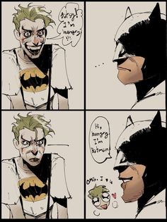 the comic strip shows how batman's face looks like