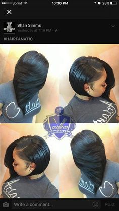 Pony Tails, Bob Hairstyles For Black Women, Feathered Bob, Layered Style, Dope Hairstyles, Hairstyles For Black Women, Hair Braids, Va Va Voom, Hair Life