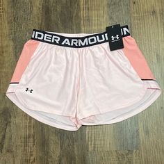 Brand New With Tags Cute Pink Under Armour Shorts (Accept Offers On Whole Closet ) Under Armor Shorts Outfit, Soccer Training Outfits, Under Armour Clothes, Nike Wear, Under Armour Outfits, Under Armor Shorts, Soccer Outfits, Training Clothes, Shorts Womens