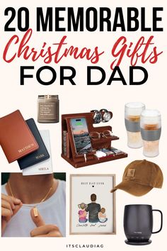 christmas gifts for dad with the title 20 memorable christmas gifts for dad