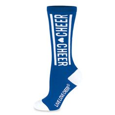 Match all of your cheer outfits with a pair of these knee high socks. This is the perfect gift for the special cheerleader in your life. Chass is a leader and innovator in the world of cheerleading, committed to providing affordable and high-performance apparel and accessories to cheerleaders of all ages. Size: Adult.  Color: White.  Gender: female. Cheer Socks, Matching Socks, Cheer Outfits, Cheer Uniform, Cheerleading Outfits, Team Wear, Knee High Socks, Performance Outfit, Socks And Hosiery