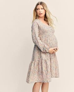 Made for mama matching moments and designed to follow you through every stage of motherhood — pre bump through post bump — meet the wildflower dress.  In textured cotton gauze, this nursing-friendly button-front dress is truly unique with quality to last through maternity, feeding and after.  With s Modest Maternity Outfits, Wildflower Dress, Planet Clothing, Fit Mama, Shower Dresses, Dress Kids, Nursing Dress, Button Front Dress, Womens Maternity