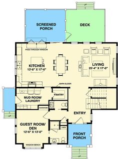 the floor plan for this house is very large