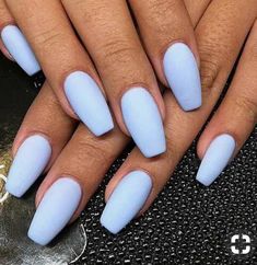 Baby blue Blue Nail, Tropical Nail Designs, Tropical Nails, Trending Nail, Diy Acrylic Nails, Manicure Tips, Blue Nail Polish