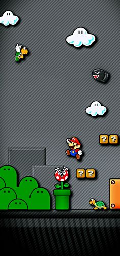 an image of a video game scene with mario and luigi