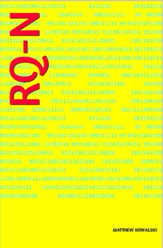 a yellow book cover with the words ron written in red and black letters on it