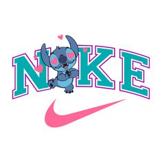 the logo for nike with a koala on it's chest and words that spell out