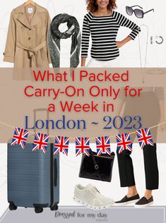 what i packed carry - on only for a week in london, 2093 by the fashion spot