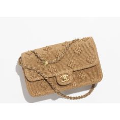 Flap bag, Raffia effect braided & gold-tone metal, camel — Fashion | CHANEL Moda Chanel, Hand Bags For Women, Mode Chanel, Chanel Casual, Eyewear Shop, Chanel Store, Chanel Flap Bag, Chanel Mini, Couture Mode