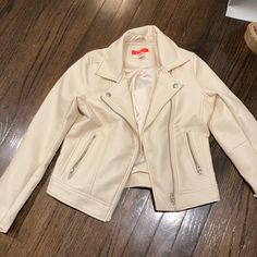 Adorable Faux Girls Leather Jacket From Bloomingdales - Adorable Over Any Dress Leather Jacket Girl, Girl M, Faux Leather Moto Jacket, Light Pink Color, Leather Moto, Leather Moto Jacket, Moto Jacket, Kids Jacket, Light Pink
