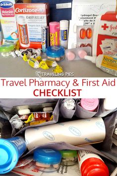 travel pharmacy and first aid checklist