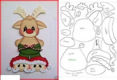 the paper cut outs are ready to be used for christmas decorations and crafts, as well as an ornament